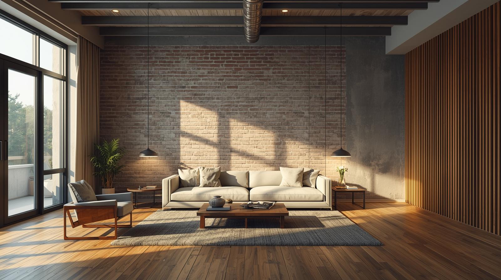 Rustic living area space