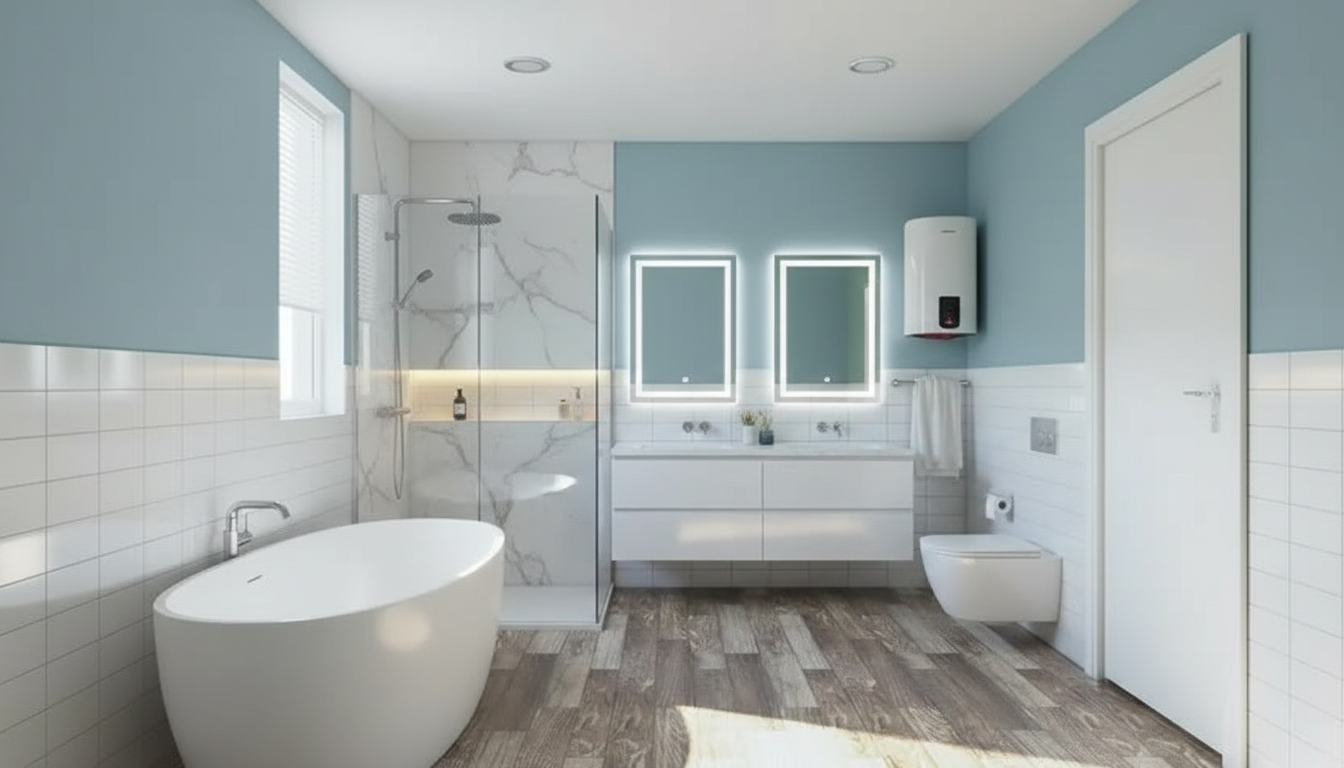 Modern Luxury Bathroom Design - Bright & Airy