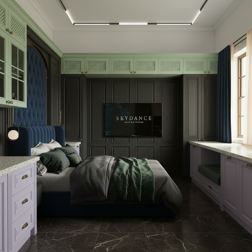 Modern Luxury Bedroom Design - Dark & Moody Makeover