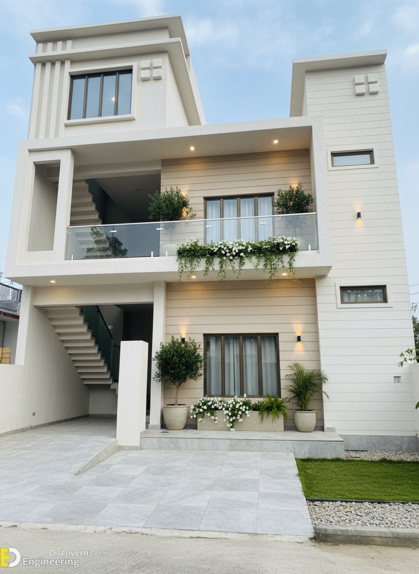 Modern Luxury Balcony Garden | Bright & Airy Interior Design