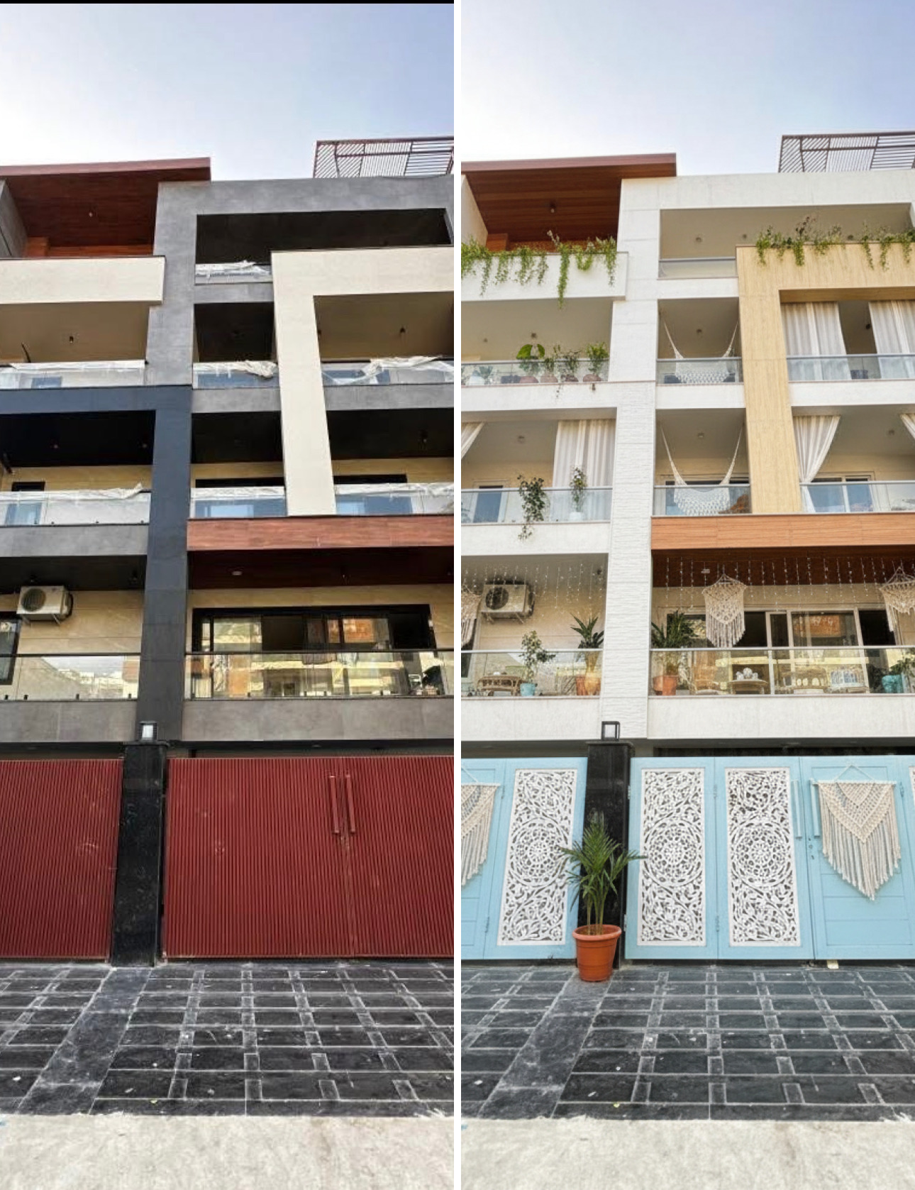 Bright & Airy Bohemian Balcony Design